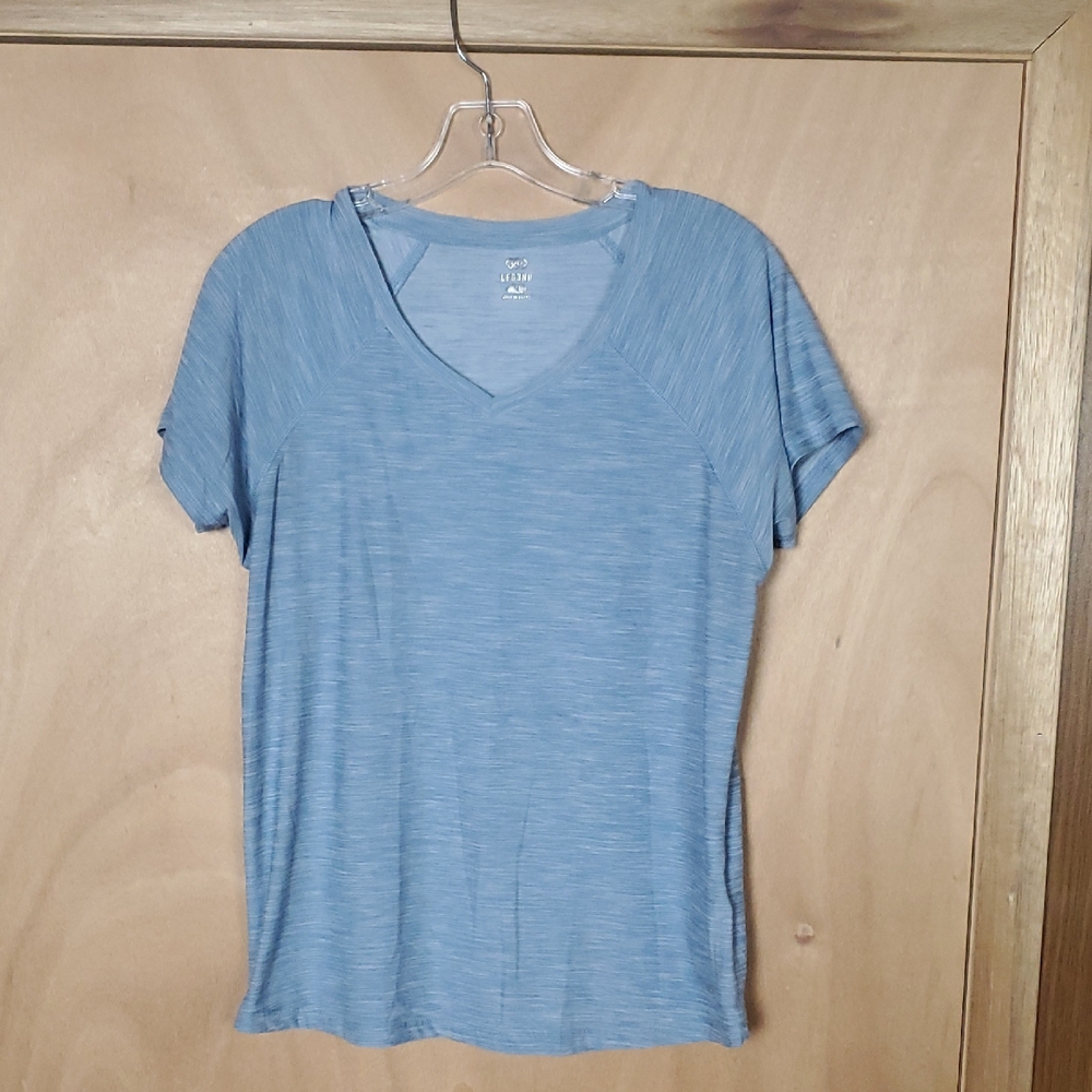 lululemon athletica Light Blue Short Sleeve Tee